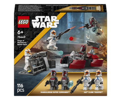 Klocki LEGO® LEGO STAR WARS 75449 Oblężenie Mandalory — zestaw bitewny
